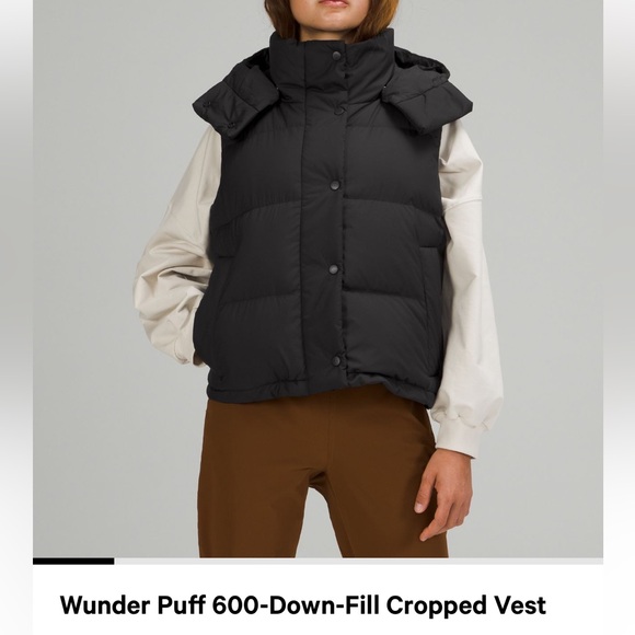 Lululemon wunder under cropped puff vest - Picture 4 of 5